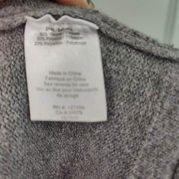 Grey Crew neck Heartloom Sweater with tie detail - Picture 7 of 7